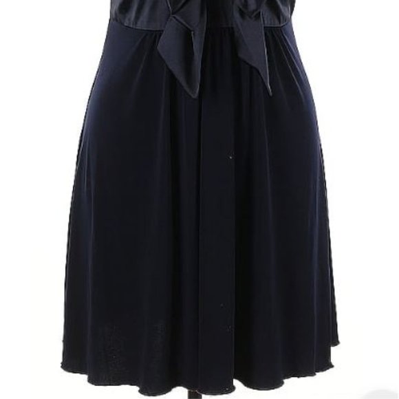 EnFocus Studio Cocktail Dress, Sleeveless, ALine, Navy, Size 16 - Picture 2 of 5